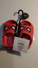 Marvel Spider-Man Kids Clog Sandals Red Size 5/6 Lightweight Comfort
