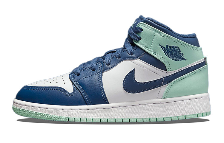 Jordan 1 Mid Blue Mint – 554725-413 Youth style