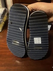 Tommy Hilfiger Beckett Ankle Strap Sandals Navy White Red Kids Size 12