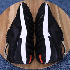 Nike Waffle One GS Black White Low Junior Trainers Sneakers DC0481-001 Kid Sz 5Y