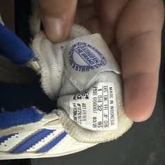 adidas Forum Low Kids Leather Hook & Loop Low Top White/Blue 13K EU32 FY7978