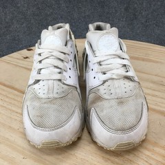 Nike Shoes Youth 6 Huarache Run Lace Up Trainers Sneakers 654275-110 Off White