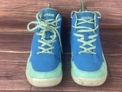SHAQ Youth Screen Shoes Size: 6D Blue Green, Youth Basketball Sneakers #177899