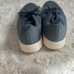 Allbirds Kids Size Y1 Blue Wool Runner Shoes