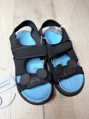 Kids New Black and Blue Disney Sandals Size 2/3 Brand New