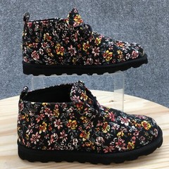 Bearpaw Boots Youth 4 Skye Chukka Multicolor Floral Print Lace Up NEW 2578Y