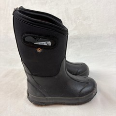 Bogs Classic High Boots Kids 12 Black Good Waterproof Insulated Neoprene Snow