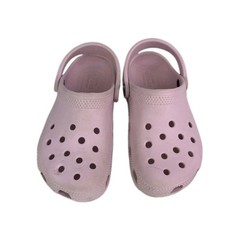 Crocs Classic Clogs Light Pink Lightweight Iconic Slip On Shoes Youth Size 13