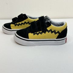Vans Old Skool Charlie Brown Sneakers Peanuts Toddler Size 5.5 Yellow Black