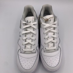 New Adidas Classic Forum Bold White Gray Sneakers Youth 7 Womens 8.5 Clean Style