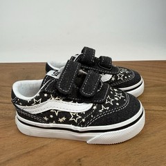 New NIB Little Kids Vans Brooklyn Ls V Stars Skateboarding Sneakers Shoes 5 C