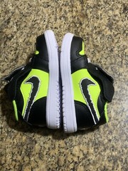 Nike Air Jordan 1 Low Alt SE TD “Black Cat/Panther” Sneakers Size 5C DX6668-701