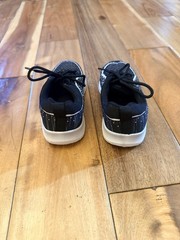 Kids Black Athletic Running Walking Shoes Youth Size 11