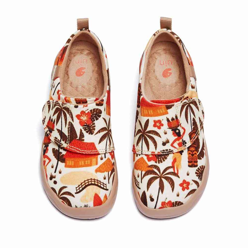 Kid Size UIN Slip On Shoes Canvas Comfortable Loafers „Island Days“