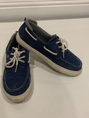 KIDS SPERRY SEA KETCH Washable Deck/Boat Shoes – Slip-On – Size 6