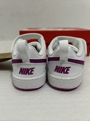 Nike Court Borough Low Recraft White/Hot Fuchsia Size 6C