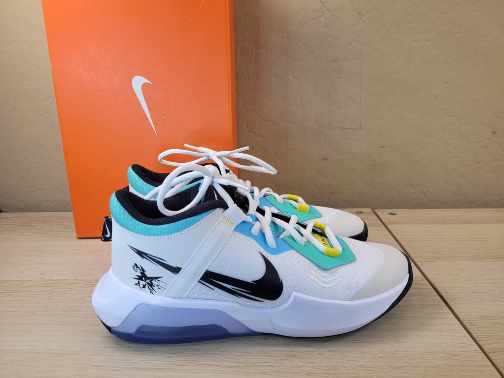 Nike Air Zoom Crossover Sz 6Y Youth FJ7687-101 Sneakers White/Black Shoes