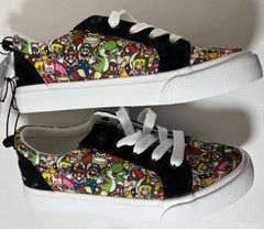 Nintendo Ground Up Super Mario Bros Sneakers- Kids Size 3 NEW