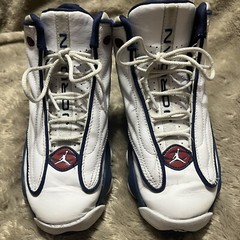 Nike Air Jordan Pro Strong White Leather Shoes DC7911-100 Unisex Sz 4Y, Womens 7