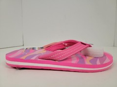 (Mismatched Color): Roxy Kids Striped Flip Flop Sandals Youth Size 1 Sample