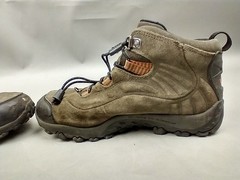 Merrell Chameleon Thermo Mid Waterproof Hiking Boot Kids 3.5 Leather Continuum