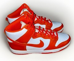 Nike Dunk SP High Syracuse Size 10 WHITE/ORANGE BLAZE-WHITE