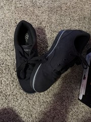 Heelys Launch 20 Black Wheeled Sneakers Youth US 5 EU 36.5 Fabric Low Top