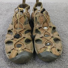 Keen Whisper Kids Size 7 Sandals Brown Bungee Cord Water Shoes Slingback