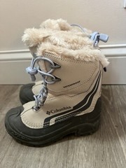 Columbia 400 Gram Unisex Bugaboot Plus IV Omni-Heat Boot Fawn/Faded Sky Size 1