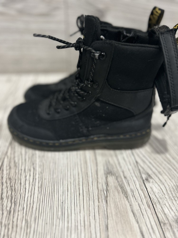 Dr. Martens Doc Martens Combs Tech J Black Boots Youth Boys Size 3