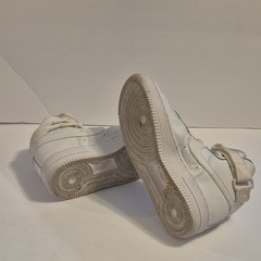 Nike Air Force 1 Mid Unisex Kids Athletic Sneaker US 4Y EU 36 White