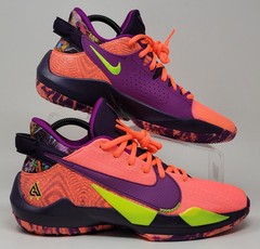 Nike Zoom Freak 2 SE Bright Mango/Red Plum-Volt Youth Size 7Y CZ4177-800 New