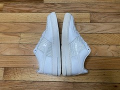 NIKE AIR FORCE 1 LV8 (GS) SUMMIT WHITE-CHR US 6.5Y WOMENS SNEAKERS 820438-105