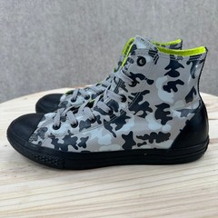 Converse Chuck Taylor Rubber Hi Camo Grey Black Neon Rain Boot Sneakers 6