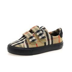 BURBERRY Markham Check Grip-Strap Sneaker Z5765 Kids Size 29 / 12 US