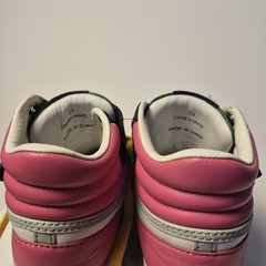 BURBERRY Kids Authentic Preloved Black Pink and Yellow Sneakers US 11.5 EU 29