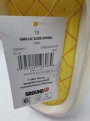 Ground Up Nickelodeon SpongeBob Patrick Kids‘ Slide Sandals US Size 13 Pink