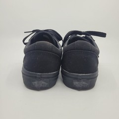 Vans Old Skool Ward Triple Black Canvas Size YOUTH 5 Skateboard Sneakers