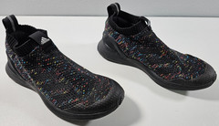 Adidas RapidaRun Laceless Knit Multicolor SlipOn Sneakers F35889 Youth 5 / W 6.5