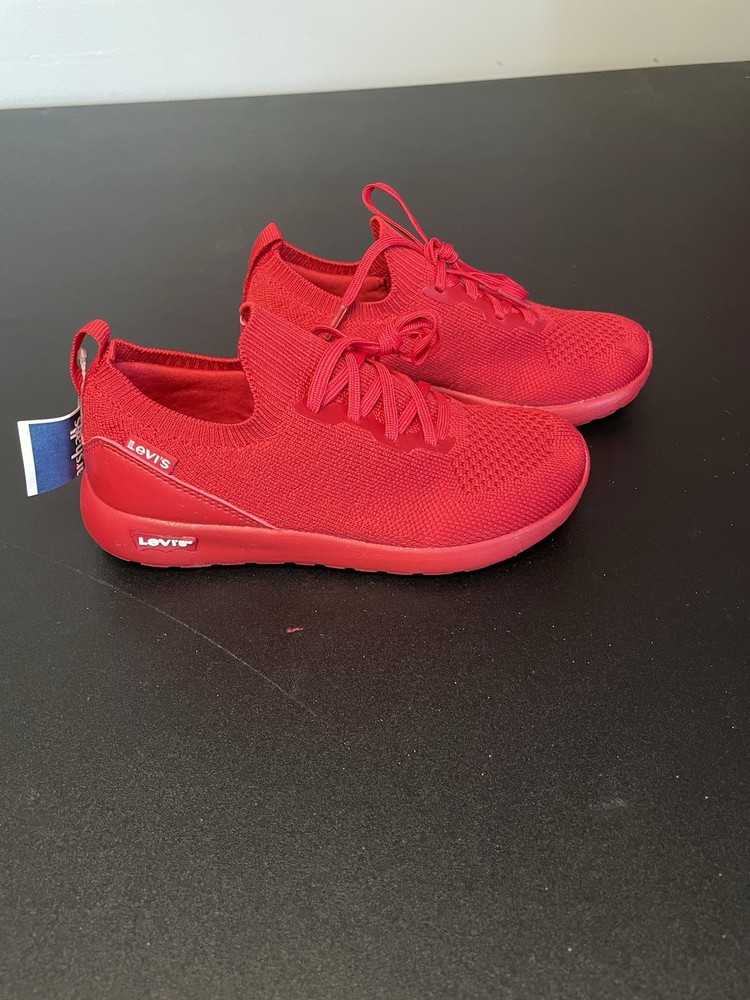 Levi’s Textile Upper Red Kids Shoes Size 1