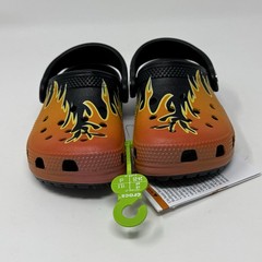 Crocs Classic Clogs Retro Hot Rod Flames Children Youth C4 C5 C6 C7 C8 C9 NEW