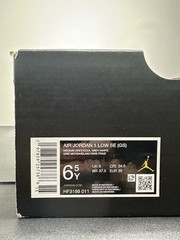 Nike Air Jordan 1 Low SE GS Medium Grey/Cool Grey-White HF3188 011 Size 6.5Y