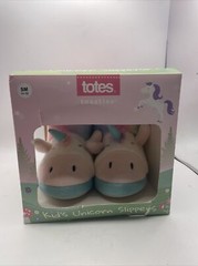 Totes Toasties Kids Slippers: Choose Unicorn or Llama Size Small 11-12 NIB