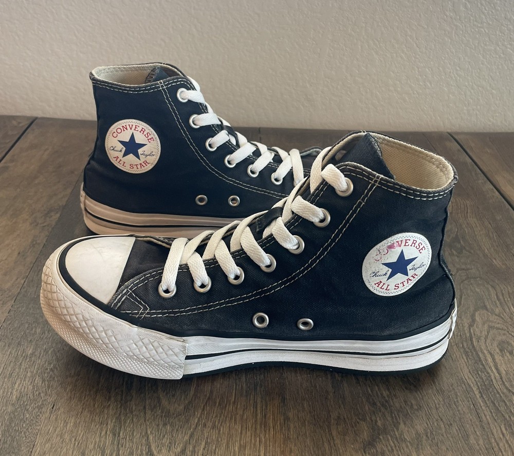 Converse EVA Lift Platform Chuck Taylor Hi Top Sneakers Kids Youth Sz 3 Flaws