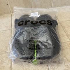 Crocs Echo Clog K Black Lightweight Comfortable Kids J5 (Youth 5) NEW