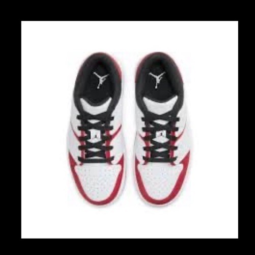 Nike youth Jordan Nu Retro 1 LowVarsity Red White Black (GS)