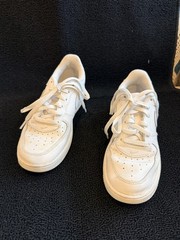 Nike Air Force 1 Triple White 314193-117 Youth Sneakers/Shoes size 2.5Y
