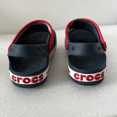 Crocs Crocband Cruiser Sandals Little Kids Children’s Size 11C Blue w/ 1 charm