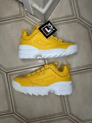 FILA Disruptor PRM Repeat Whit Yellow 3FM00406-743 Kids 7Y
