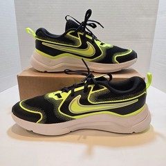 Nike Cosmic Runner Big Kids Road Running Shoes Size 7Y Black/Volt/Wolf Grey…